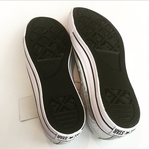 HOST PICK NEW CONVERSE Silver Sneakers - Picture 7 of 8